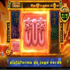 plataforma de jogo verde